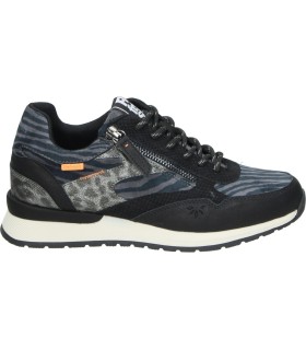 Zapatilla con cuña REFRESH 176219 en negro para mujer