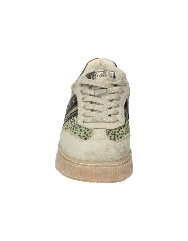 Zapatillas retro REFRESH 176240 verdes para mujer