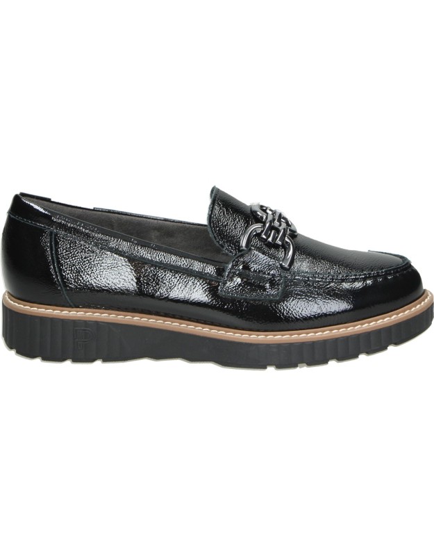 Mocasines de piel PITILLOS 11550 en negro para mujer