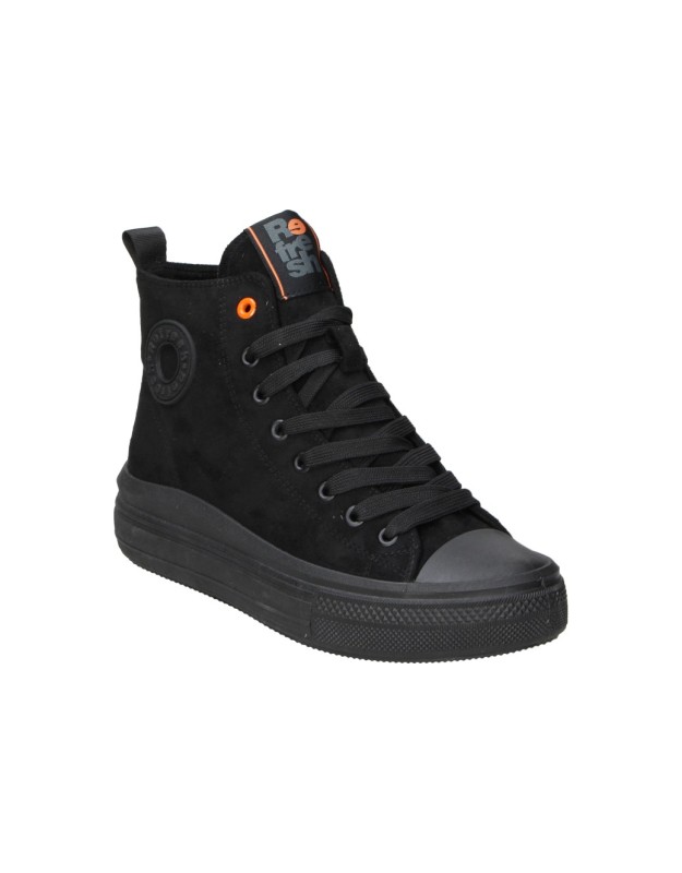 Zapatillas abotinadas REFRESH 172303 negras para mujer
