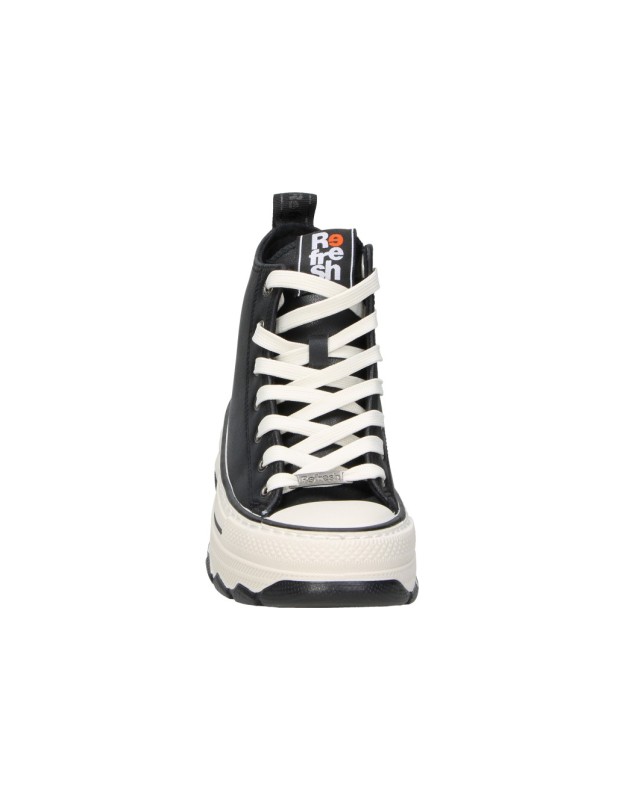 Zapatillas abotinadas REFRESH 173078 en negro para mujer