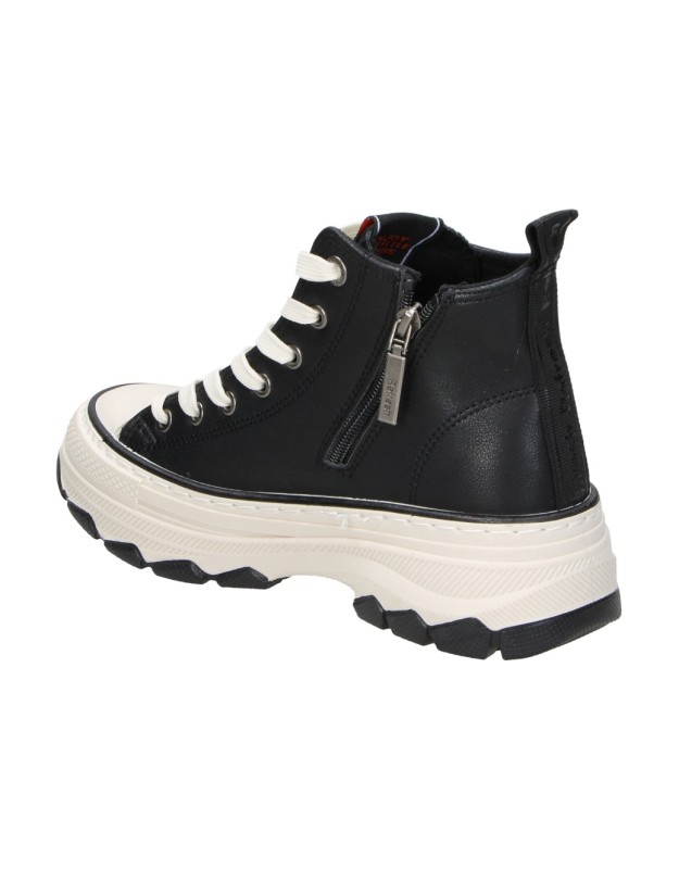 Zapatillas abotinadas REFRESH 173078 en negro para mujer