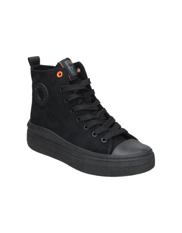 Zapatillas abotinadas REFRESH 172303 negras para mujer