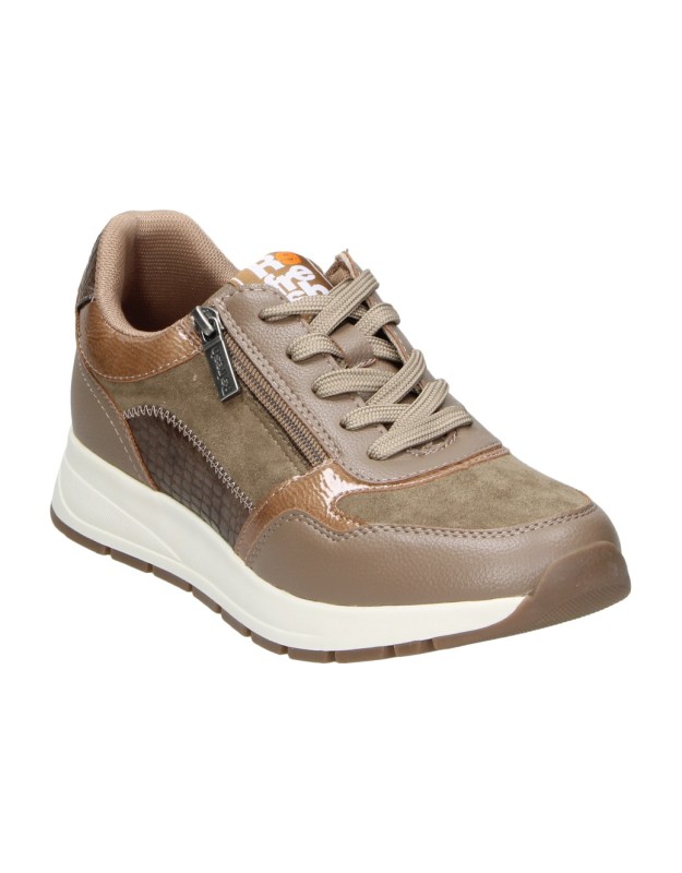 Zapato casual REFRESH 176105 en taupe para mujer