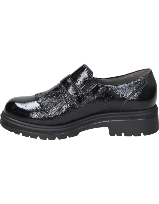 Mocasines de piel PITILLOS 11572 en negro para mujer