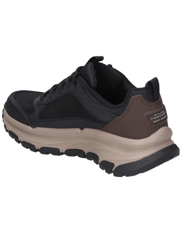 Zapatilla Trekking Skechers D'Lux Trekker negra 237565-bknt