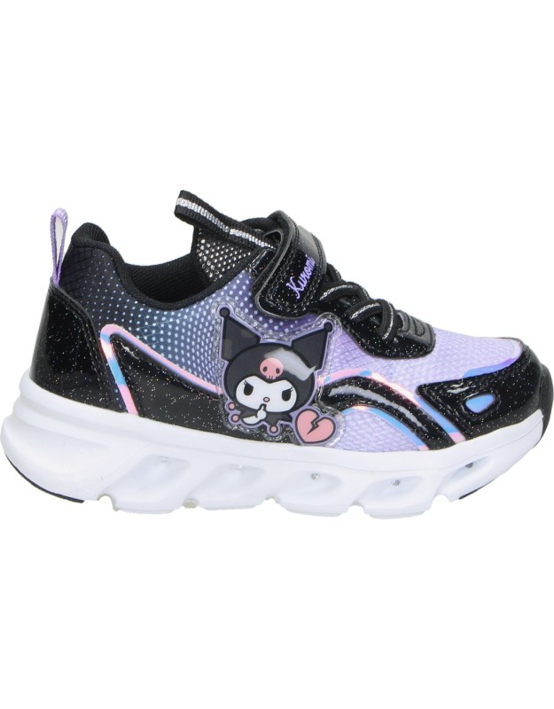 Zapatillas con luces LEOMIL hk009375 Kuromi en negro para niña