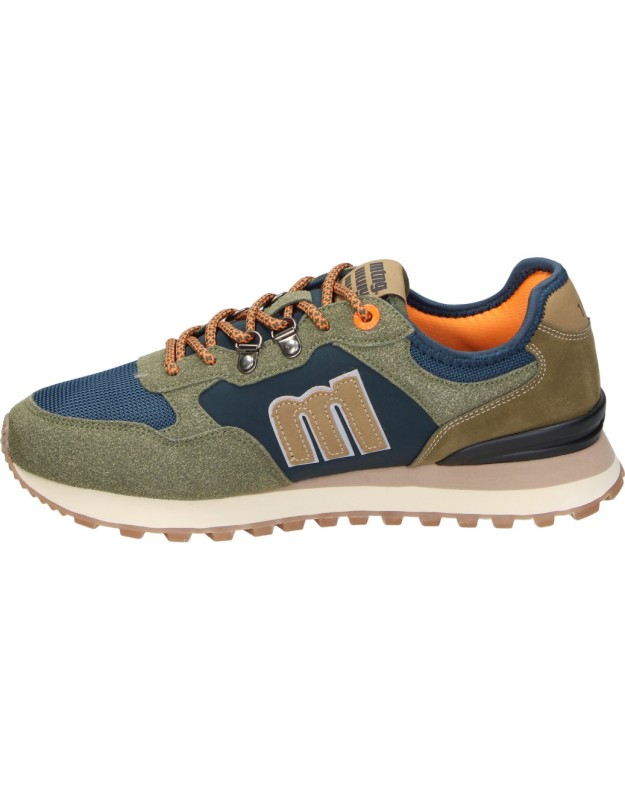 Zapatilla casual MUSTANG 84867 en verde para hombre