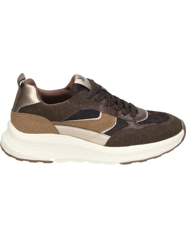 Zapatillas con cuña XTI 146145 en marrón para mujer