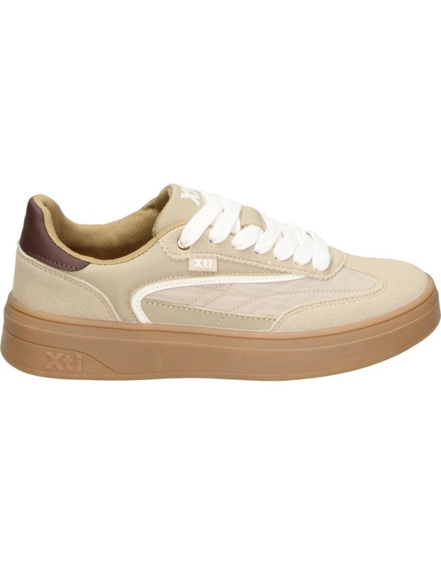 Zapatillas con plataforma XTI 146278 en beige para mujer