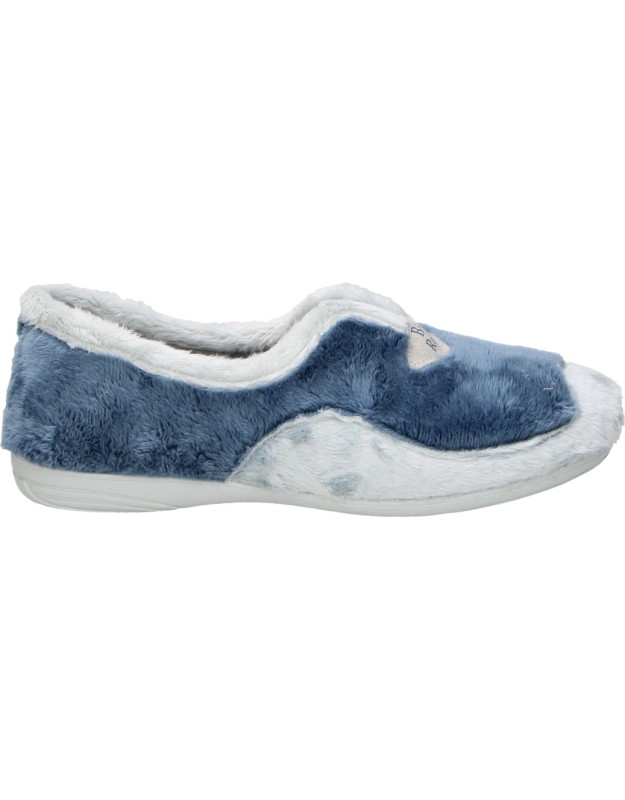 Pantuflas COSDAM 13128 en azul para mujer