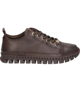 Zapato de piel CARMELA 162531 en marrón para mujer