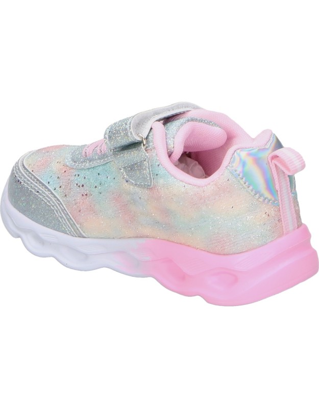 Zapatillas con luces JUPIFLY 1019 iridiscentes y rosas para niña