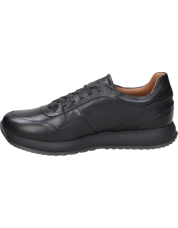 Zapatos de piel Kangaroos en negro 1230-11 para hombre