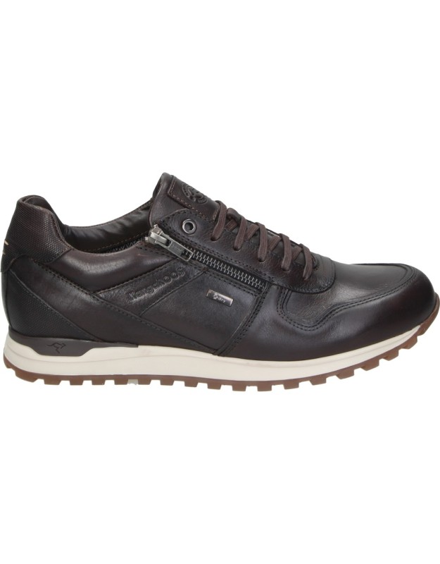 Zapatos de piel KANGAROOS 1209-18 marrones para hombre