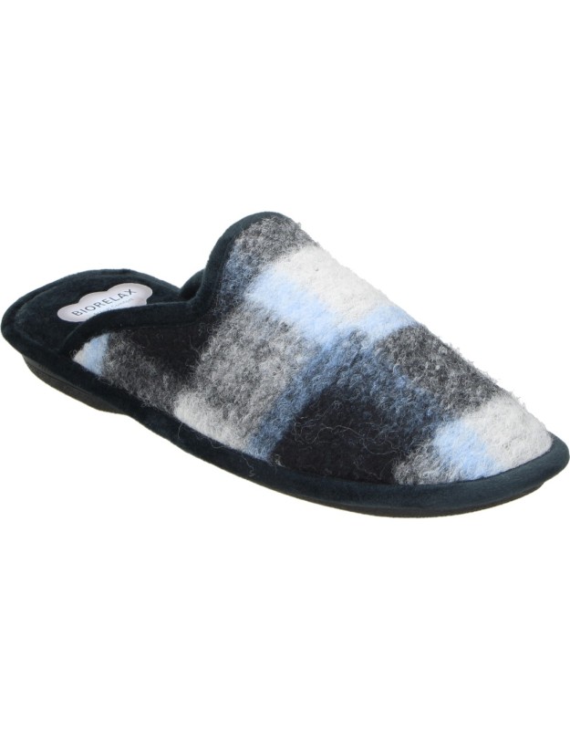 Zapatillas de casa destalonadas COSDAM 1402 en negro