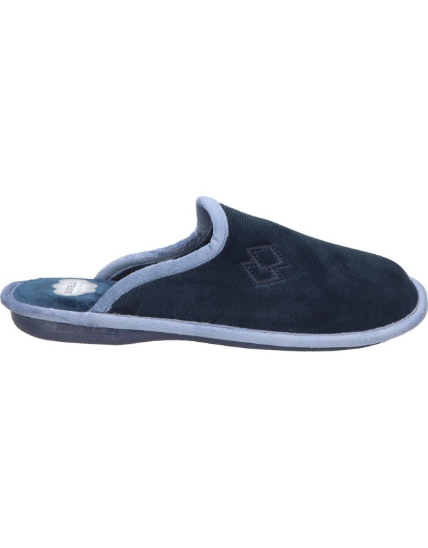 Zapatillas de casa/pantuflas color marino de biorelax COSDAM 1400