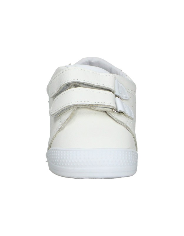 Zapatos Escolares Barefoot PEKES Infantiles color Blanco 1013