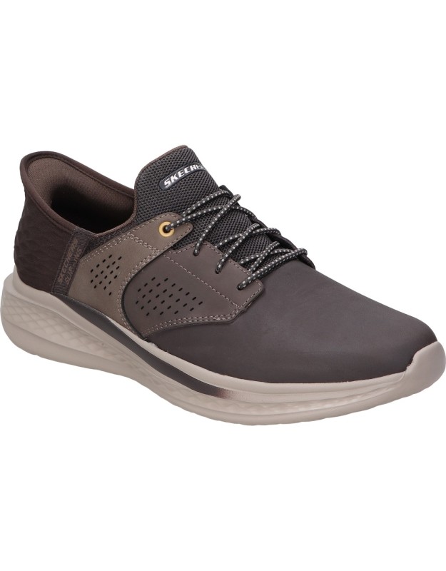 Zapatillas SKECHERS Slip-ins RF Slade para Hombre color Marrón 210890-choc