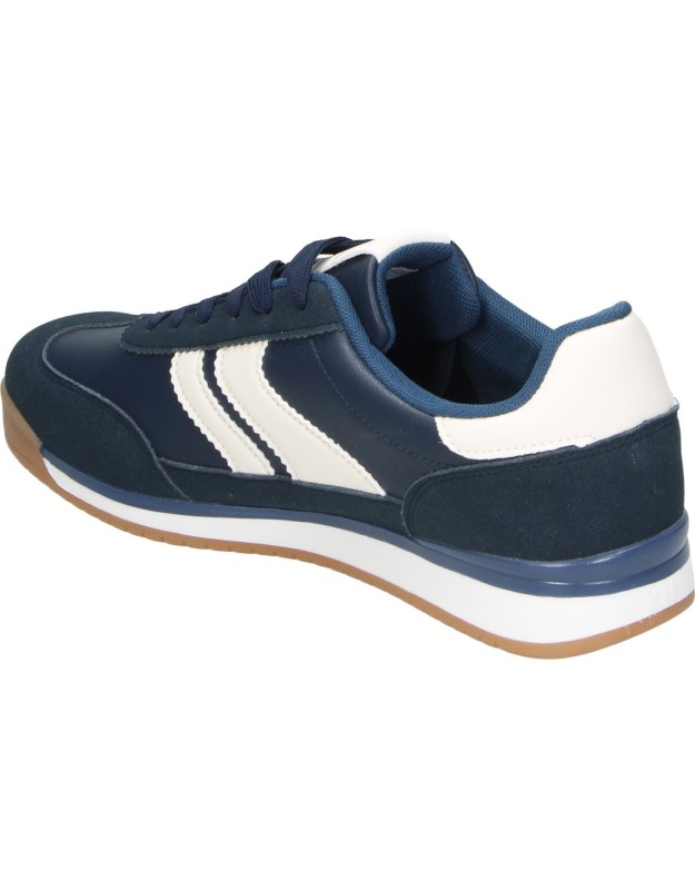 Zapatillas XTI Planas en Azul Marino con Detalles en Blanco 146770