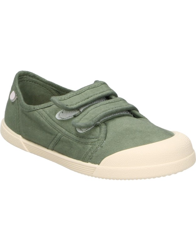 Zapatilla de lona barefoot IGOR s10333-042 en verde