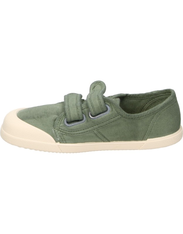 Zapatilla de lona barefoot IGOR s10333-042 en verde
