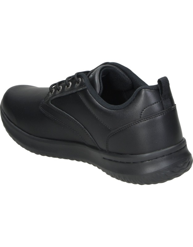 Zapatos SKECHERS Delson Antigo para Hombre en Negro 65693-bbk