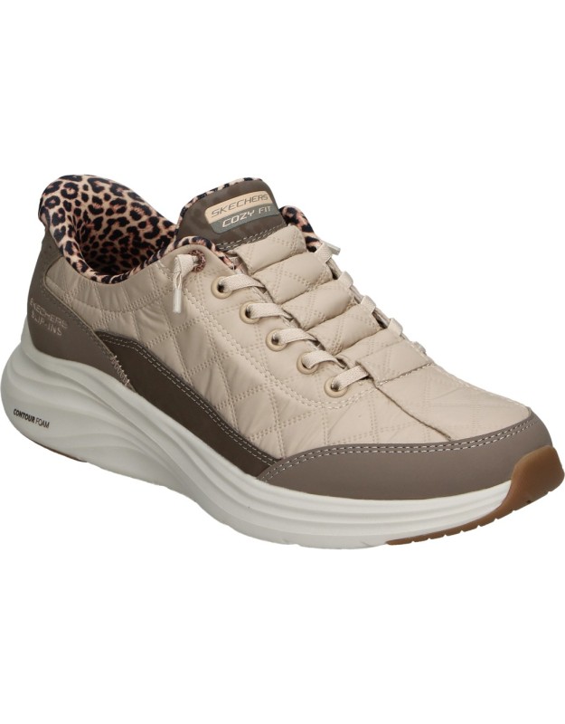 Zapatillas SKECHERS Slip-ins Contour Foam Cozy Fit Leopard Dream en Beige 150419-brn