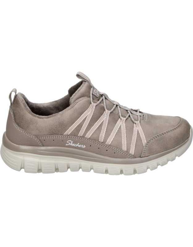 Zapatillas SKECHERS Graceful Cozy Hug en color taupe 100889-dktp