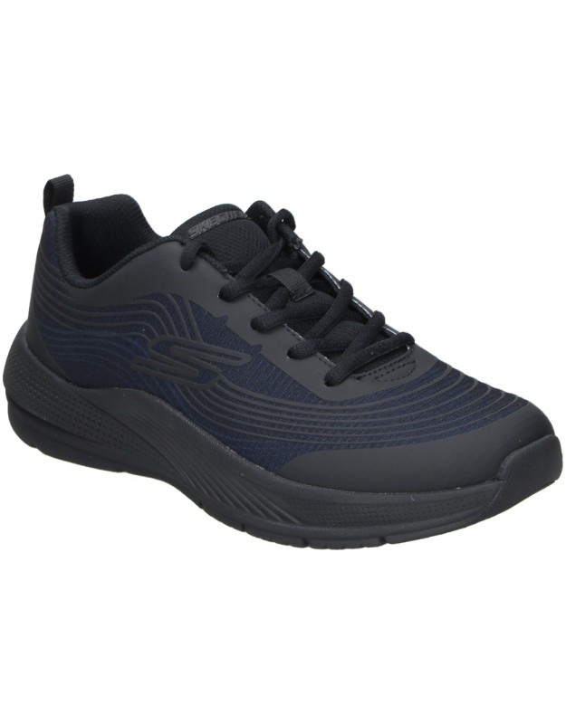 Zapatillas SKECHERS Microspec Advance para Niña y Mujer en Negro 303576l-bbk