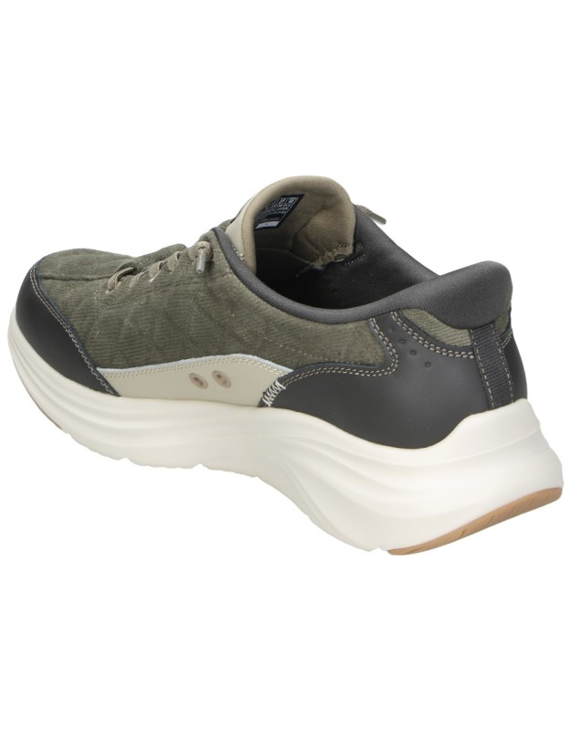 Zapatilla SKECHERS Slip-ins Contour Foam Cozy Fit Cordelux para Hombre 232618-olv