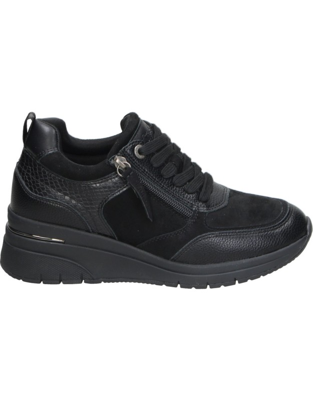 Zapatos REFRESH con Cuña y Cremallera Negros para Mujer 176177