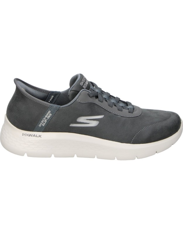 Zapatillas para hombre plana SKECHERS 216326-gry en gris