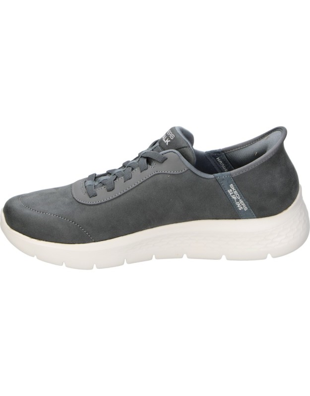 Zapatillas para hombre plana SKECHERS 216326-gry en gris