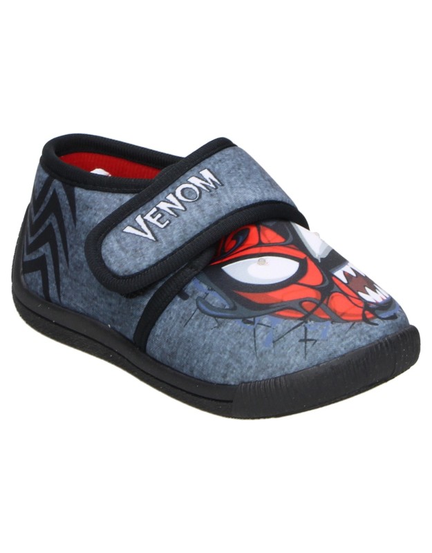 Zapatillas de casa/pantuflas cómodo de niño LEOMIL sp015345 spiderman venom color rojo