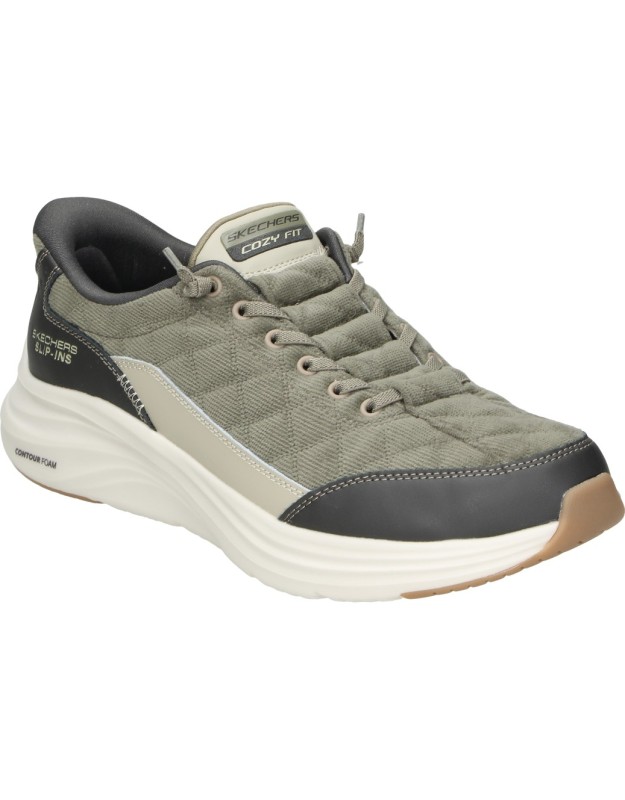Zapatilla SKECHERS Slip-ins Contour Foam Cozy Fit Cordelux para Hombre 232618-olv