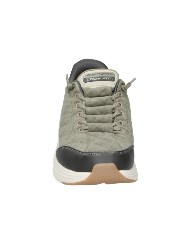 Zapatilla SKECHERS Slip-ins Contour Foam Cozy Fit Cordelux para Hombre 232618-olv