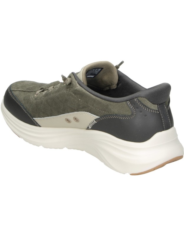Zapatilla SKECHERS Slip-ins Contour Foam Cozy Fit Cordelux para Hombre 232618-olv