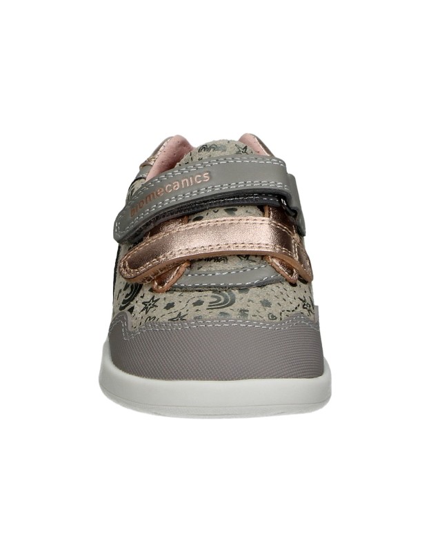 Zapatos Barefoot BIOMECANICS para Niña Gris y Rosa 261163-b154