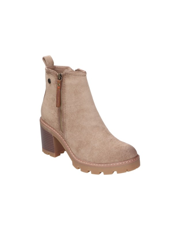 Botines de Tacón REFRESH para mujer color taupe 172125