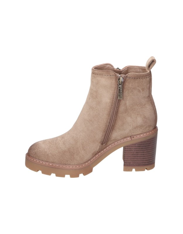 Botines de Tacón REFRESH para mujer color taupe 172125