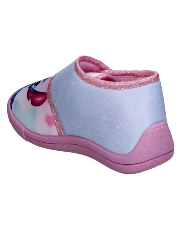 Zapatillas de casa/pantuflas cómodo de niña LEOMIL ls003103 sticht color rosa