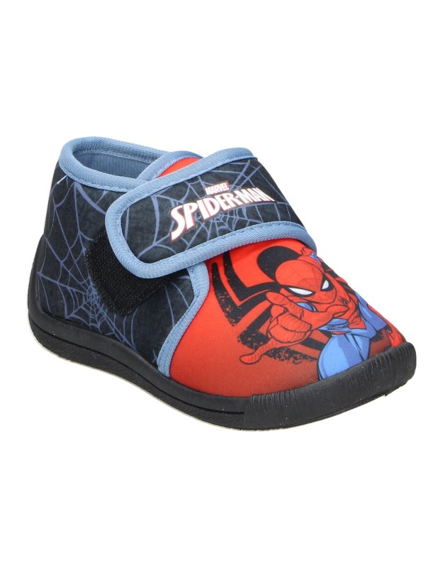 Zapatillas de casa Spiderman de LEOMIL sp015693 en rojo para niño