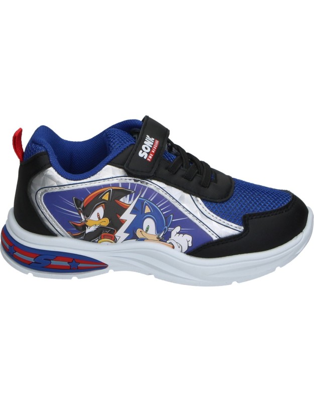 Deportivas LEOMIL con Luces para Niño con Dibujo de Sonic en Azul Marino sc001095