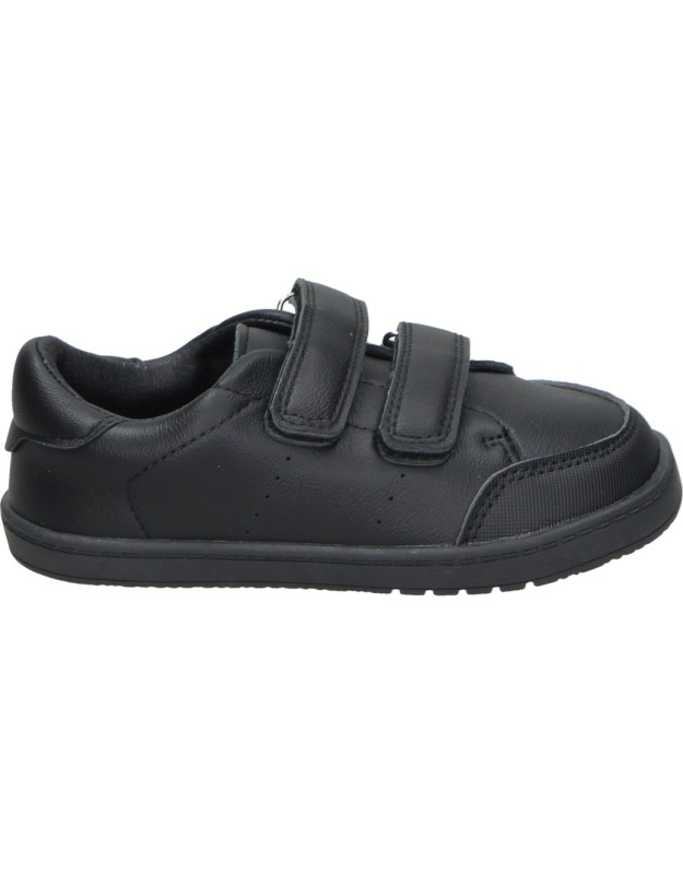 Deportiva Escolar Barefoot PEKES Infantiles Negras 1025