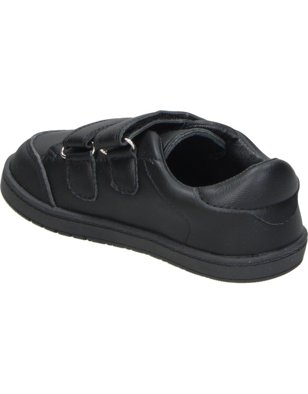 Deportiva Escolar Barefoot PEKES Infantiles Negras 1025