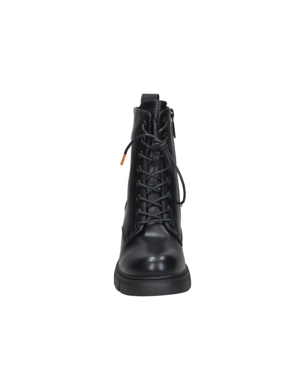 Botines Militares REFRESH con Tacón para Mujer en Negro 170919