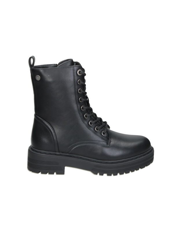 Botines REFRESH Militares de Mujer en Color Negro 172081