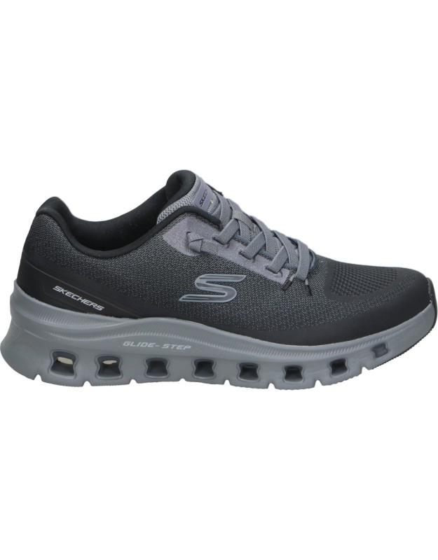 Zapatillas SKECHERS Glide-Step Pro Waverra para Hombre en Negro y Gris 233132-bkcc