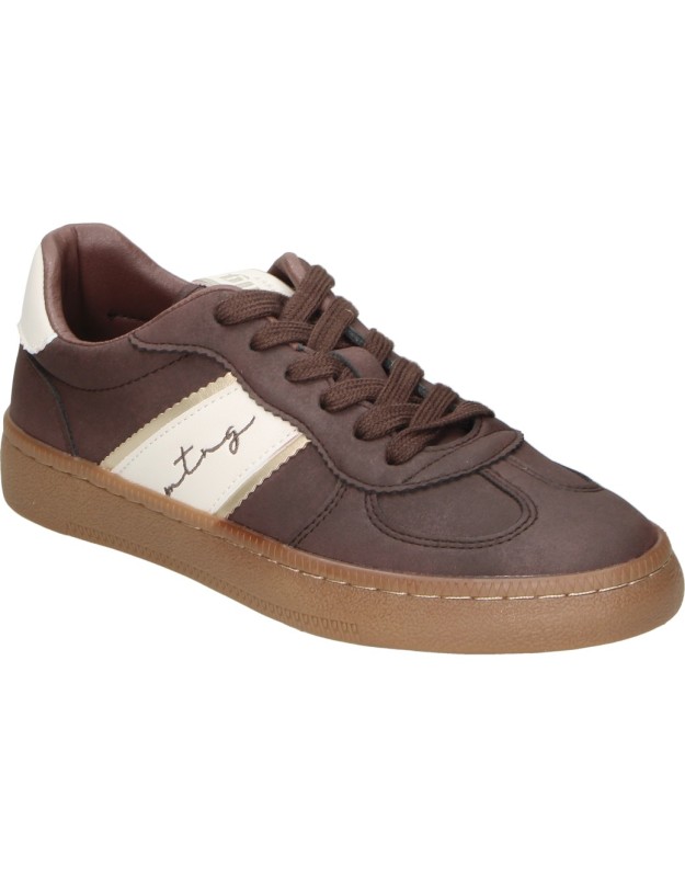 Zapatillas MUSTANG MTNG Roy para Mujer en Marrón con Detalles en Blanco 60860
